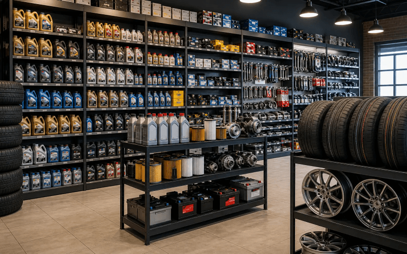 Automobile parts shop